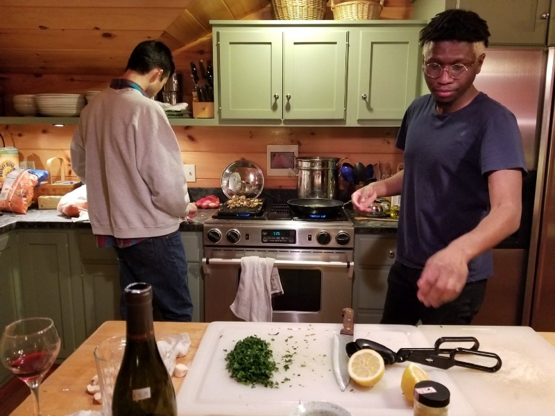 Amadou and Alden cook up the world’s tastiest pasta from scratch.